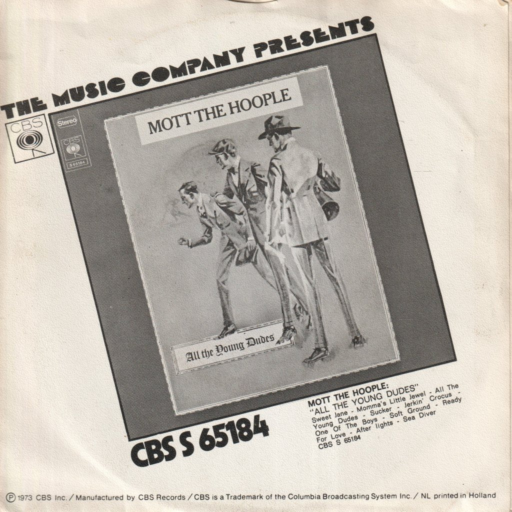 Mott The Hoople - Sweet Jane - 7 Inch