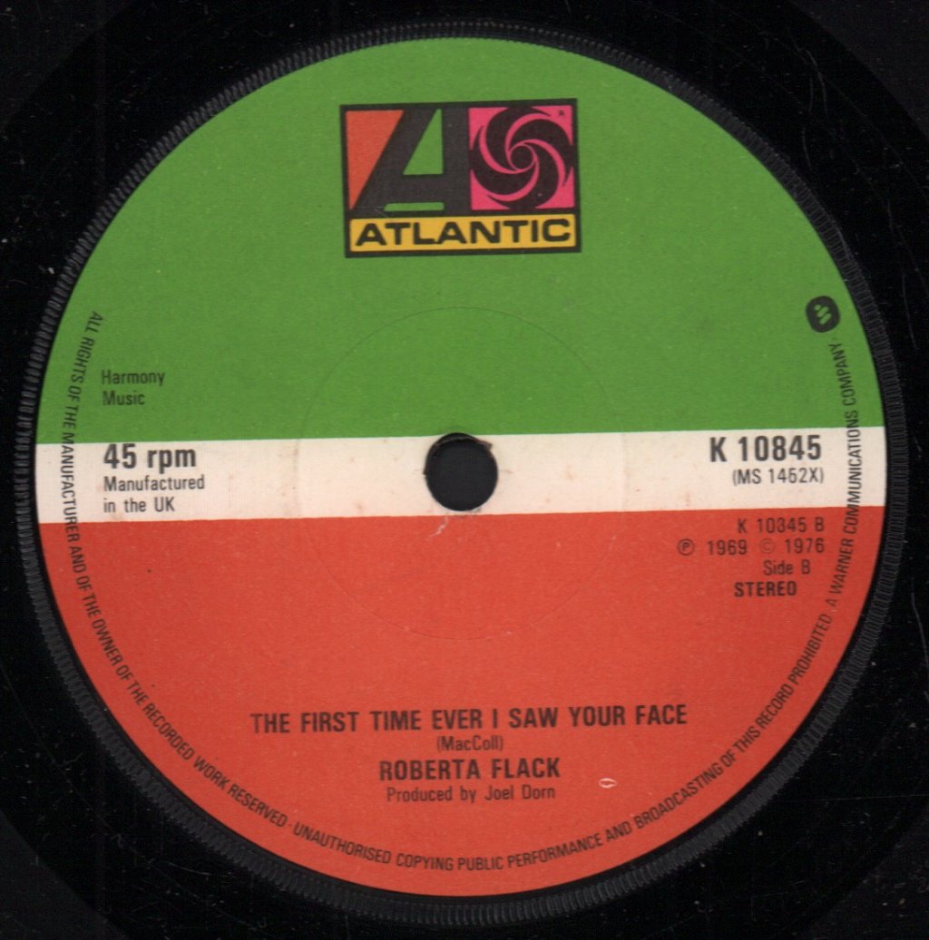 Roberta Flack - Killing Me Softly With His Song - 7 Inch