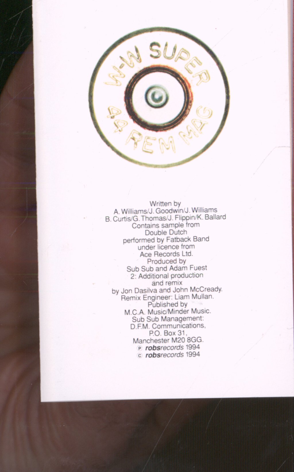 Sub Sub - Respect - Cassette