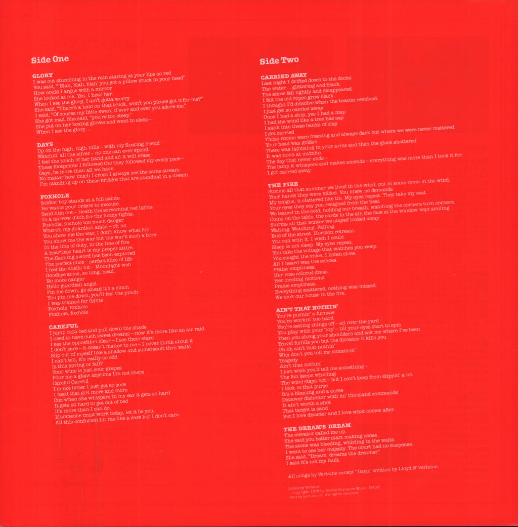 Television - Adventure - Lp