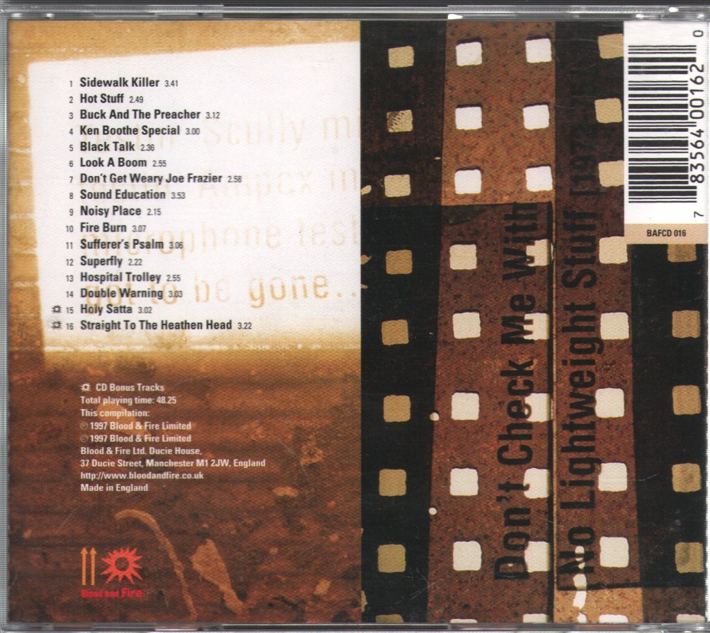 I-Roy - Don't Check Me With No Lightweight Stuff [1972-75] - Cd