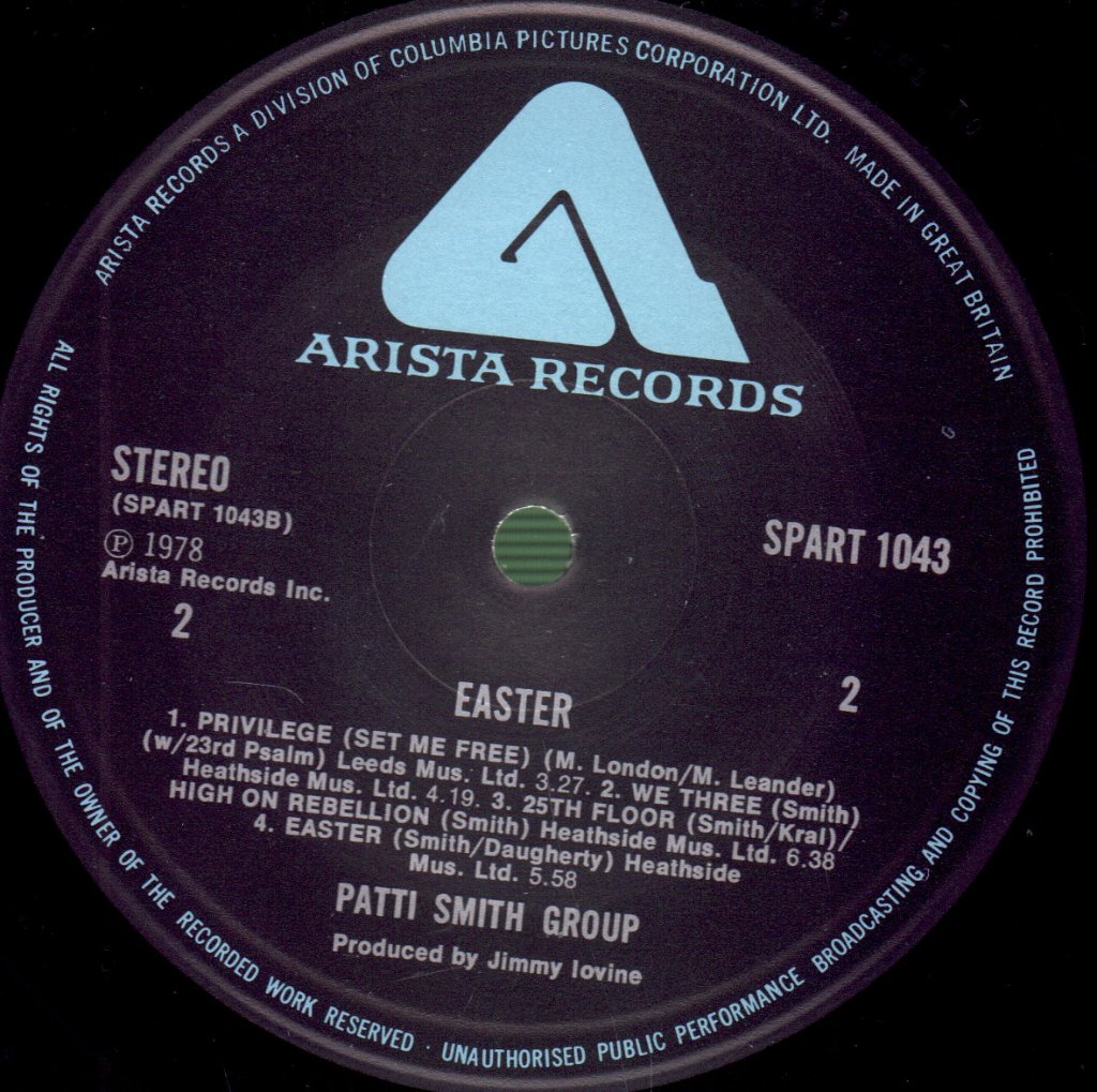Patti Smith Group - Easter - Lp