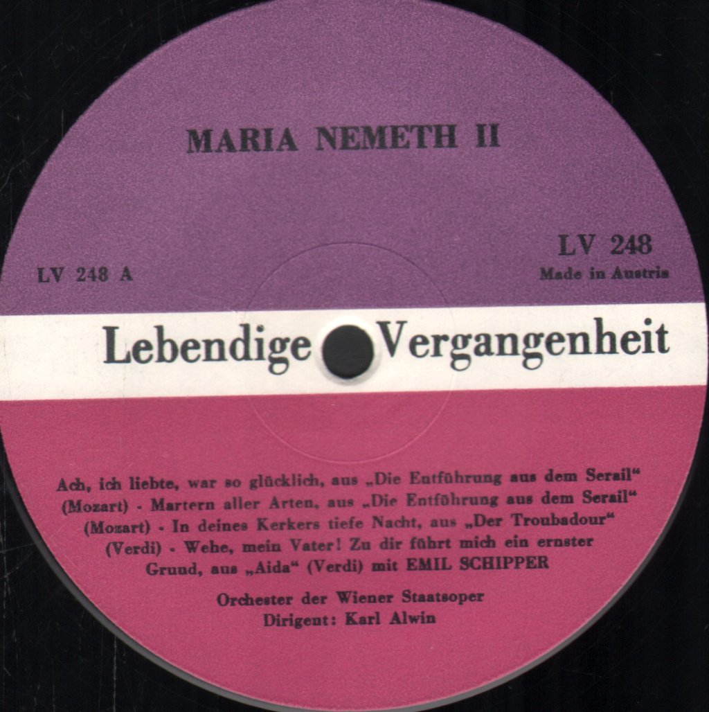 Maria Nemeth - Maria Nemeth II - Lp