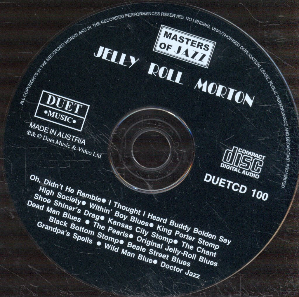 Jelly Roll Morton - Masters Of Jazz - Cd