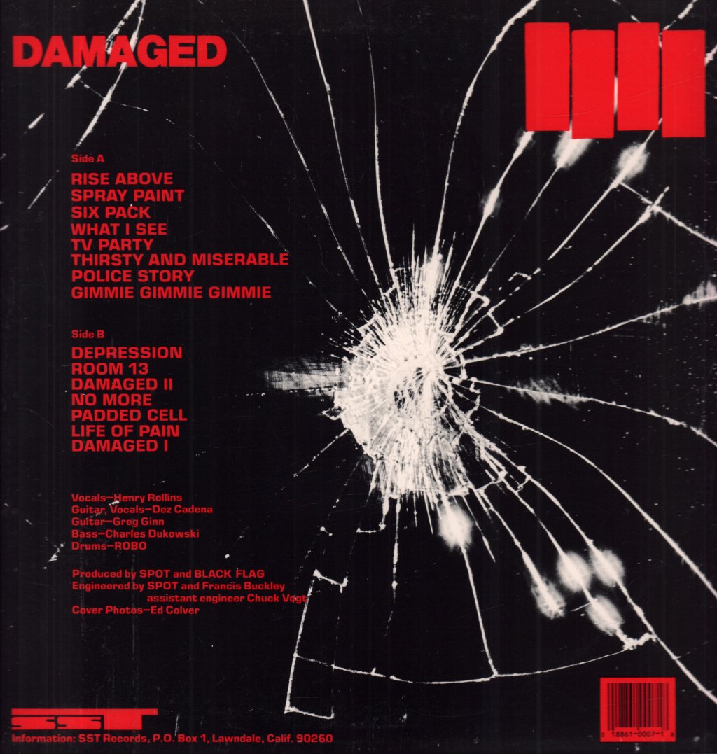 Black Flag - Damaged - Lp