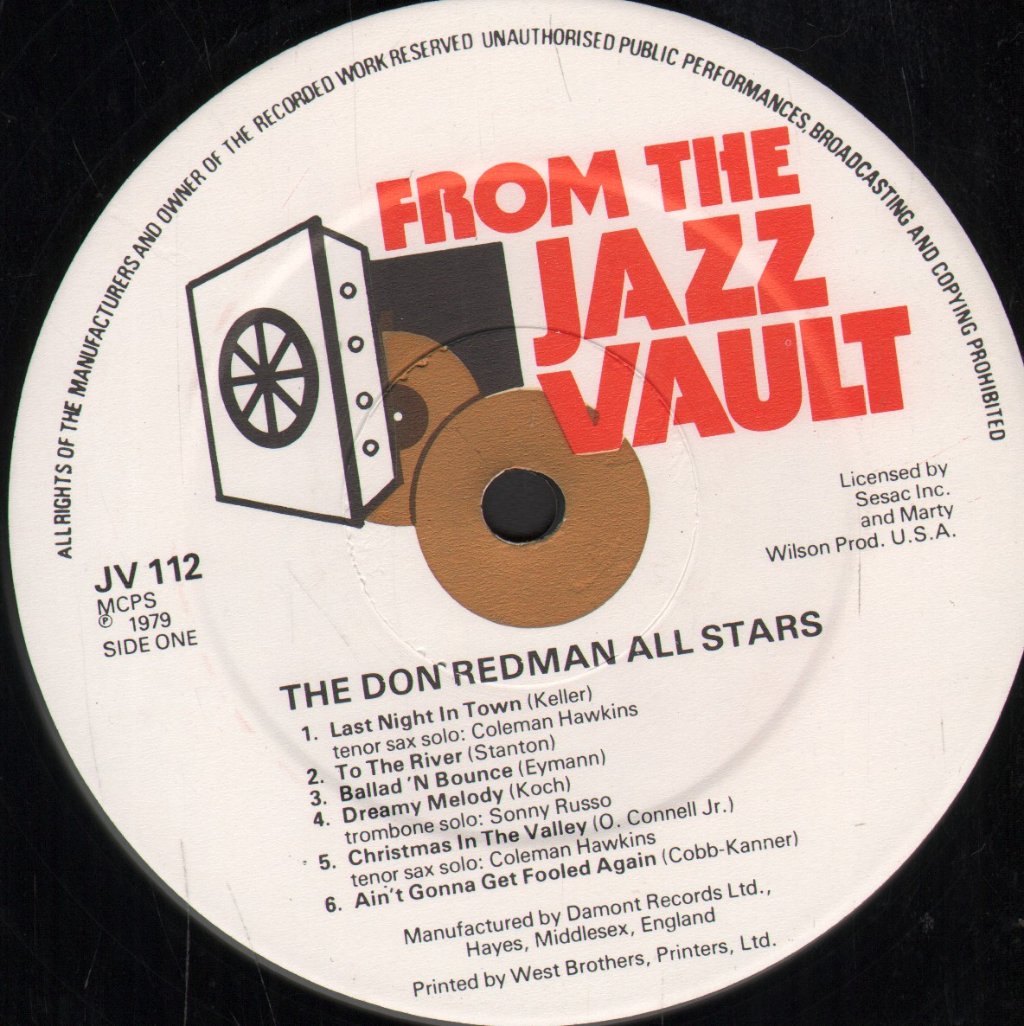 Don Redman All Stars - Don Redman All Stars - Lp