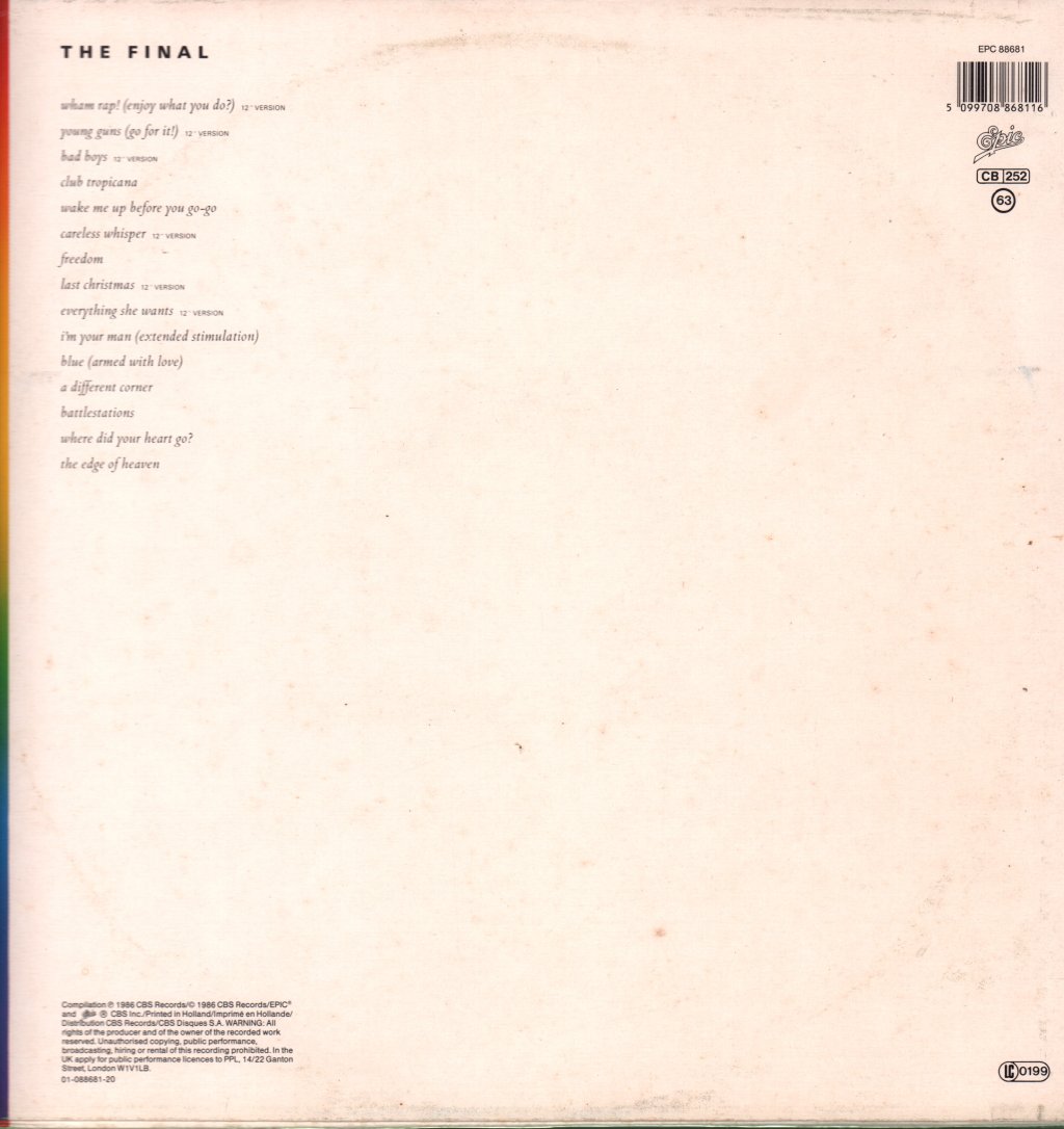 Wham - Final - Double Lp