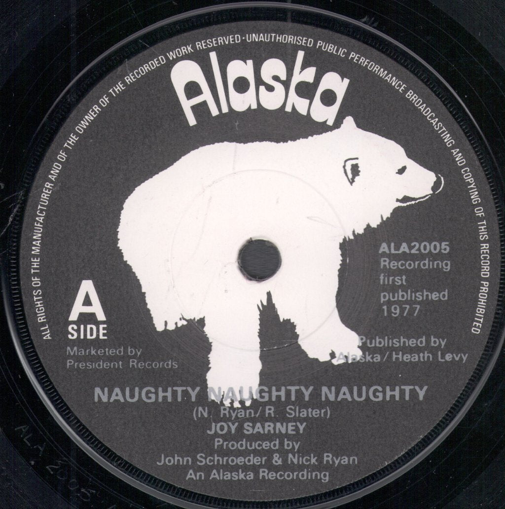 Joy Sarney / Friends Of Joy - Naughty Naughty Naughty / letters of love - 7 Inch