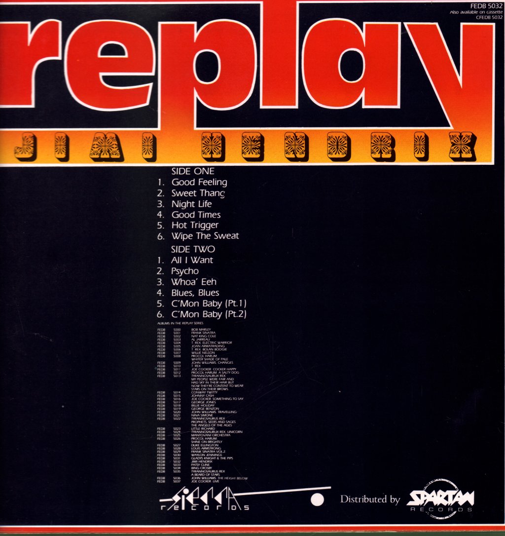Jimi Hendrix - Replay On Jimi Hendrix - Lp