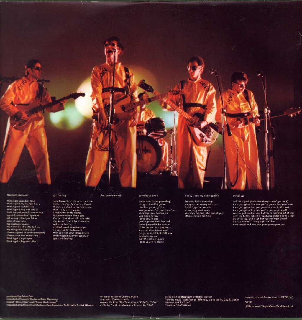 Devo - Are We Not Men - Lp