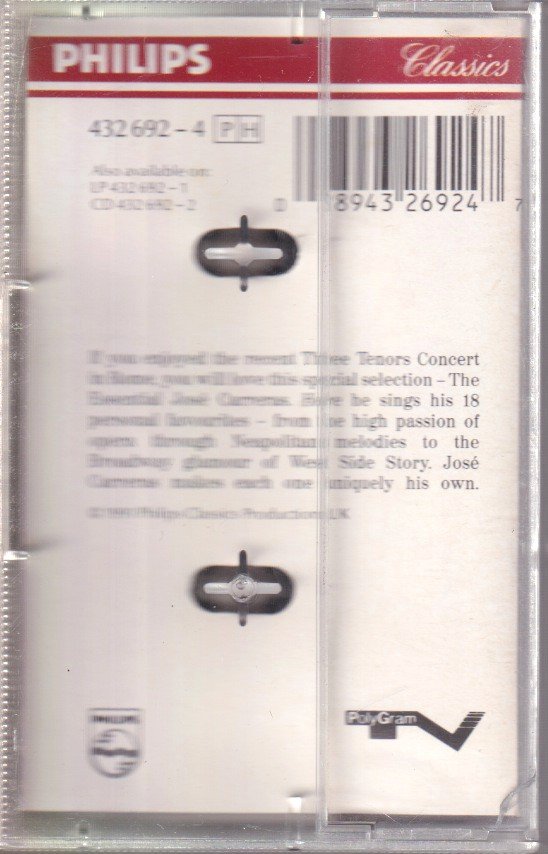 Jose Carreras - Essential - Cassette