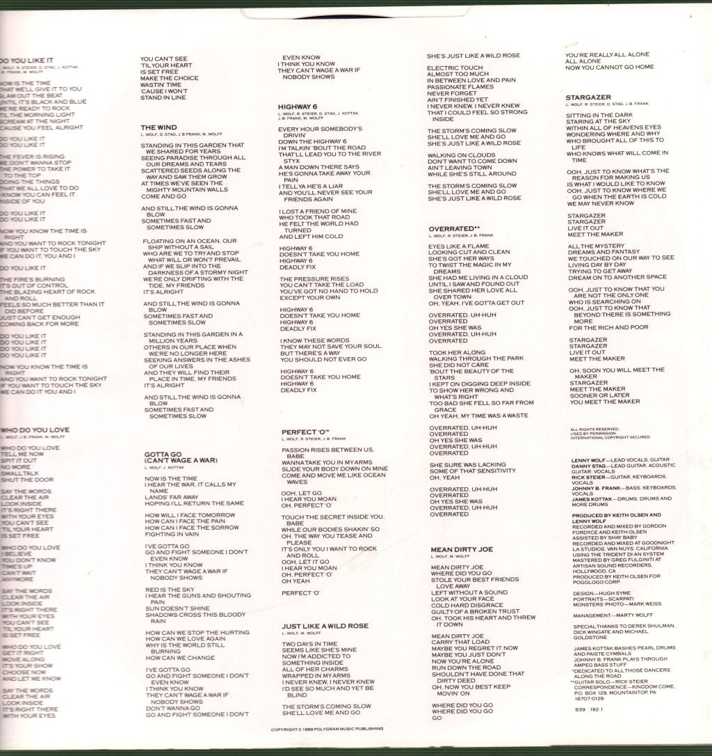 Kingdom Come - In Your Face - Lp