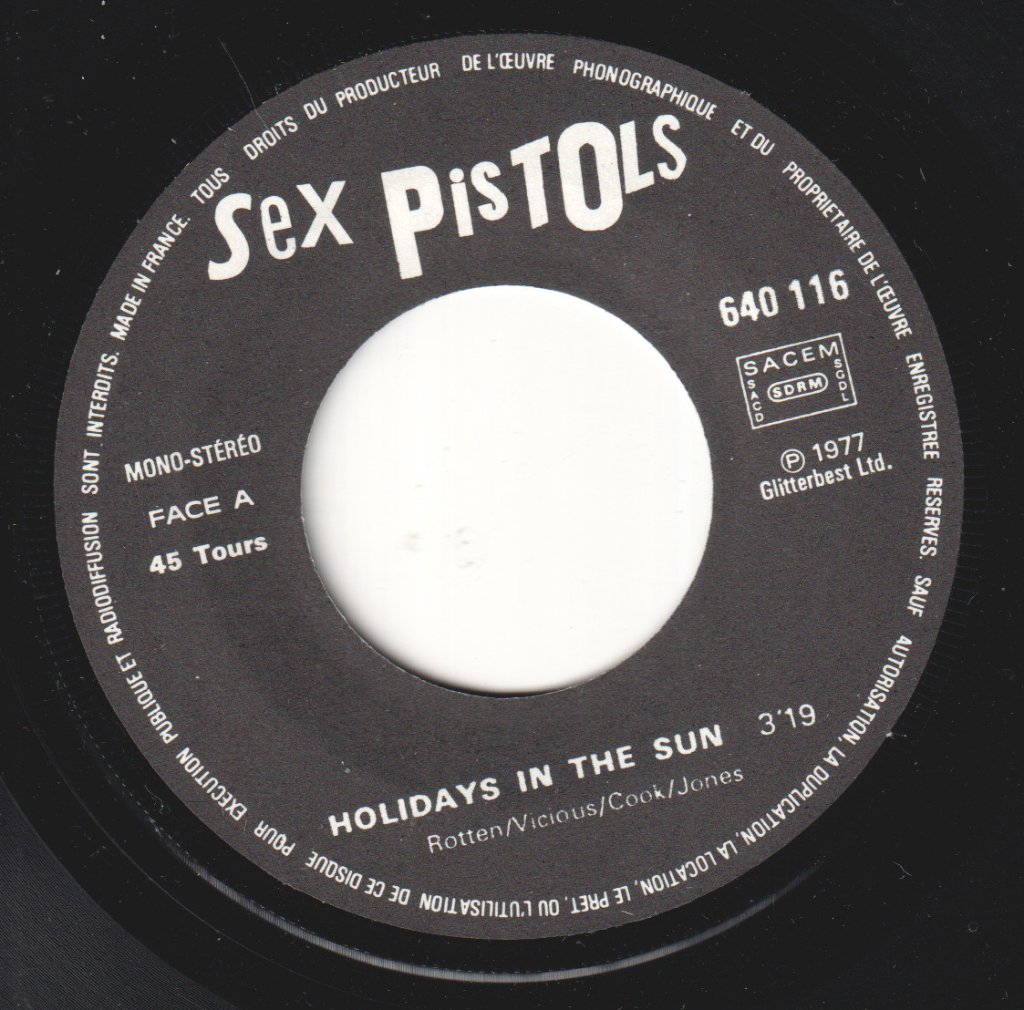 Sex Pistols - Holidays In The Sun - 7 Inch