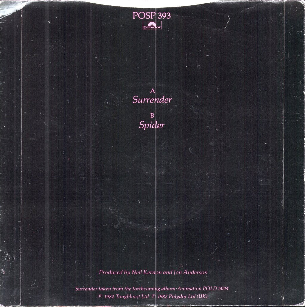 Jon Anderson - Surrender - 7 Inch