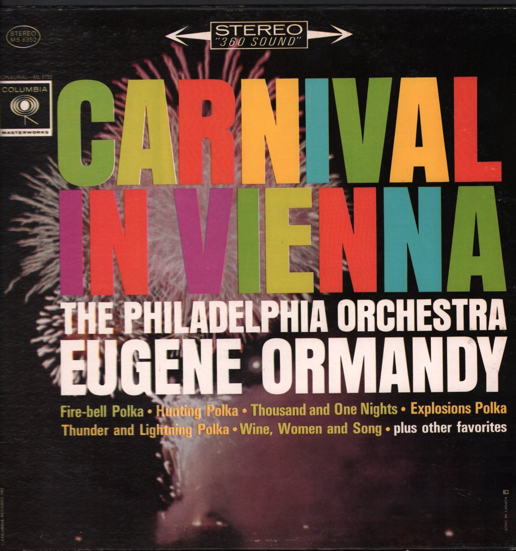 Eugene Ormandy / Philadelphia Orchestra - Carnival In Vienna - Lp