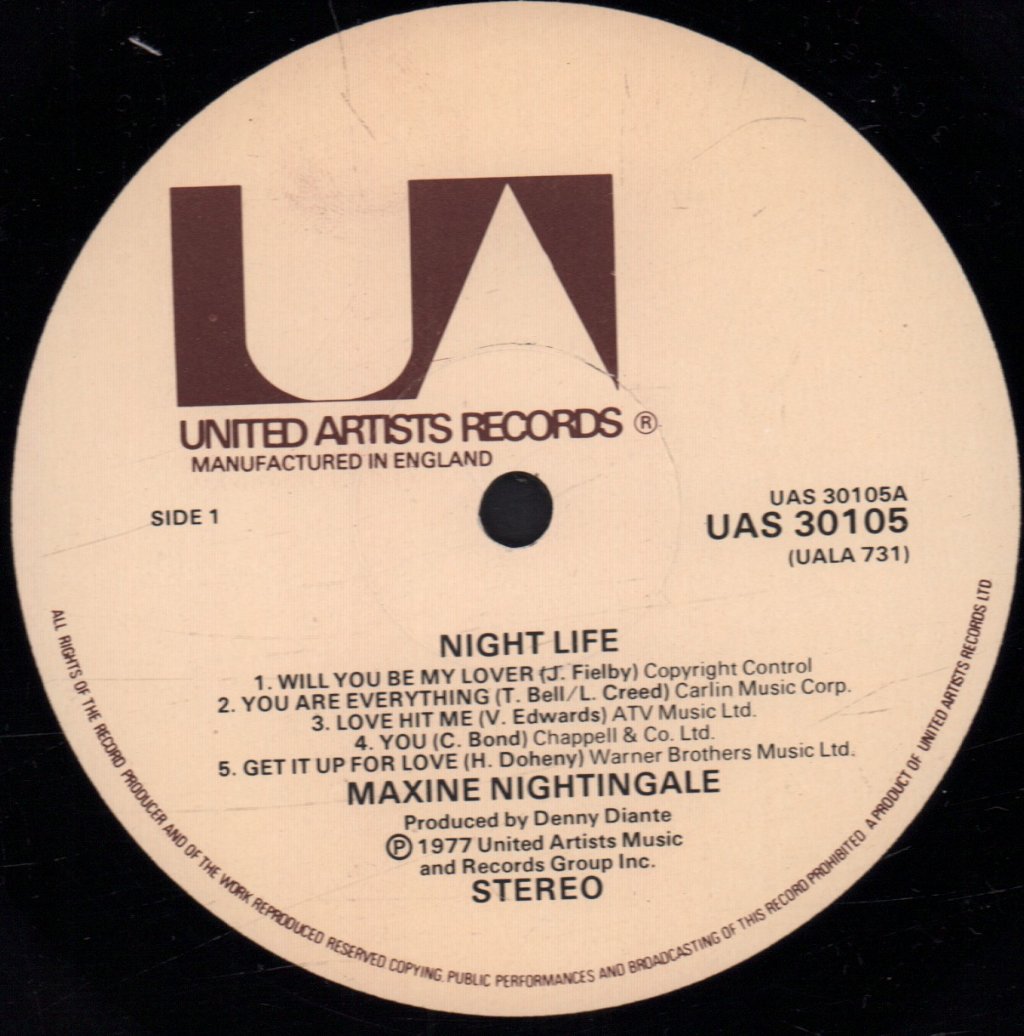 Maxine Nightingale - Night Life - Lp
