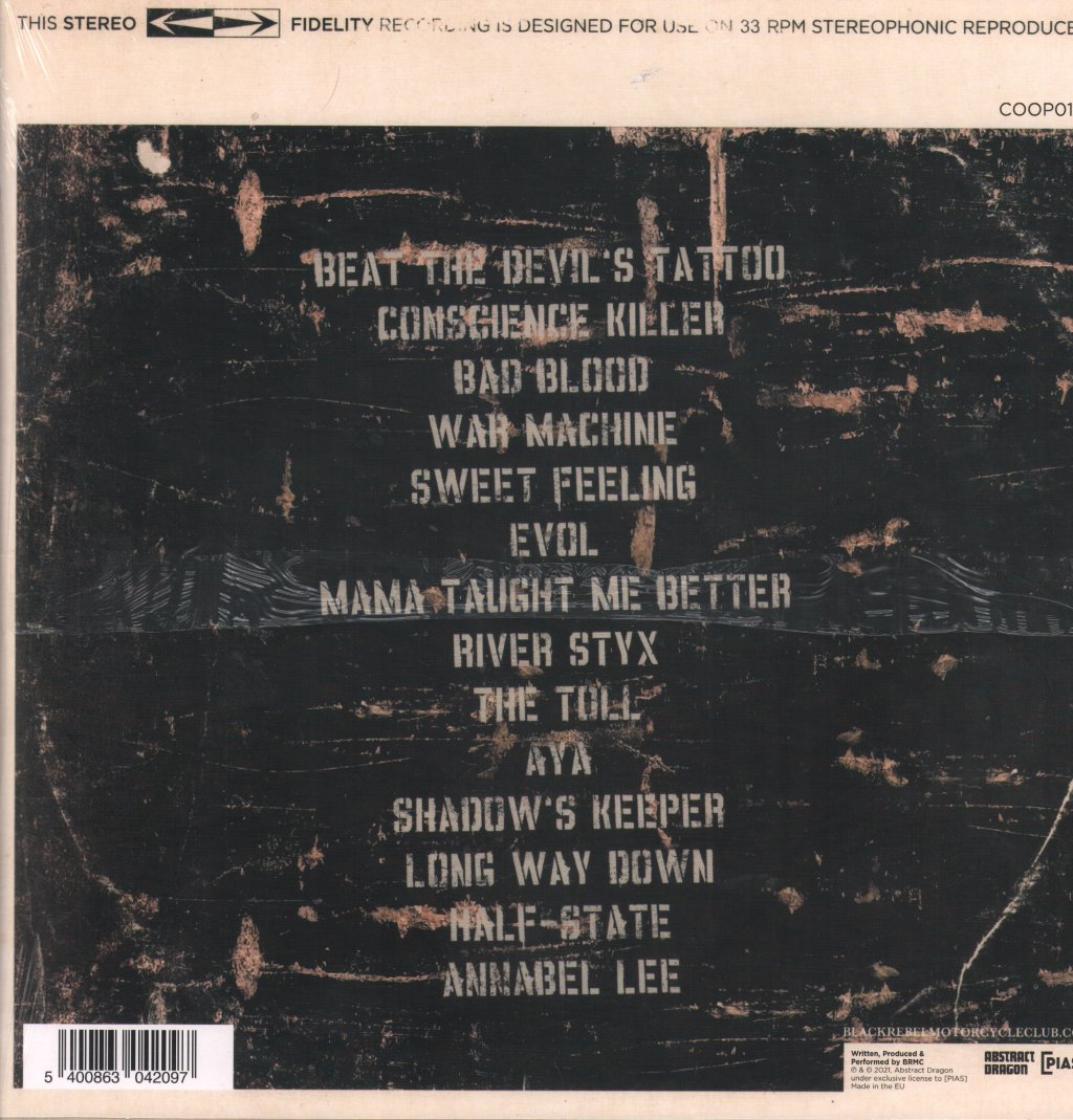 Black Rebel Motorcycle Club - Beat The Devil's Tattoo - Double Lp