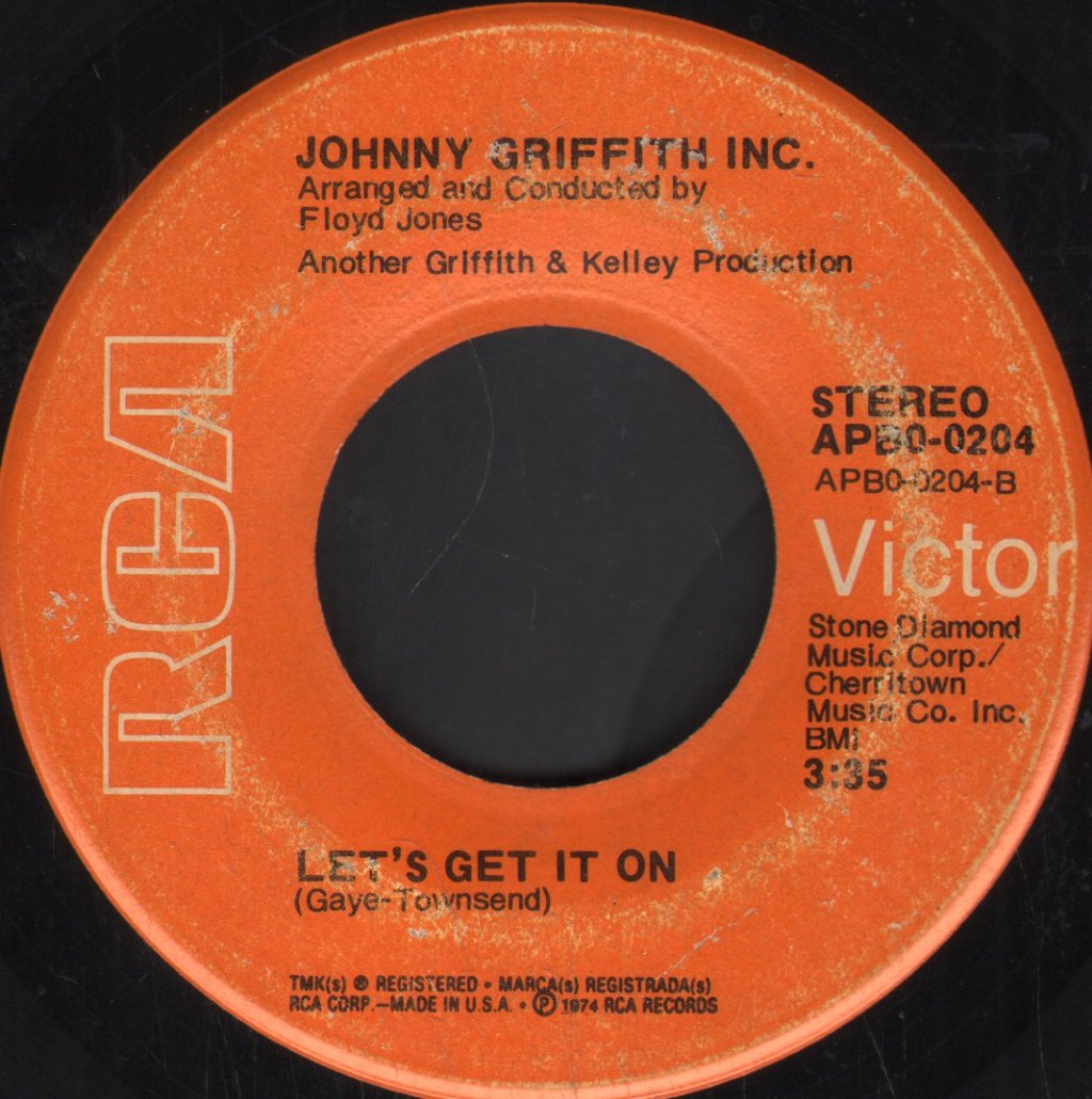 Johnny Griffith Inc. - Together, Togetherness - 7 Inch
