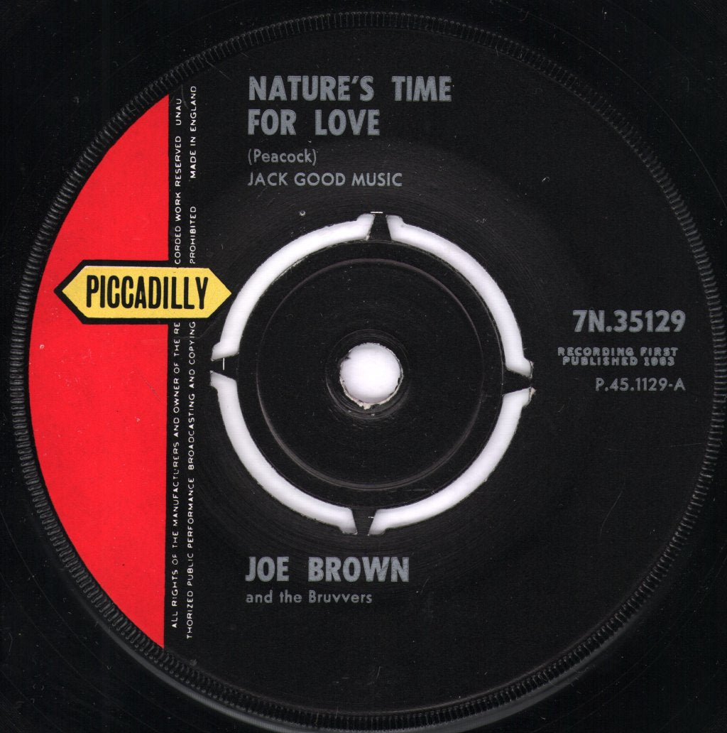 Joe Brown And The Bruvvers - Nature's Time For Love - 7 Inch