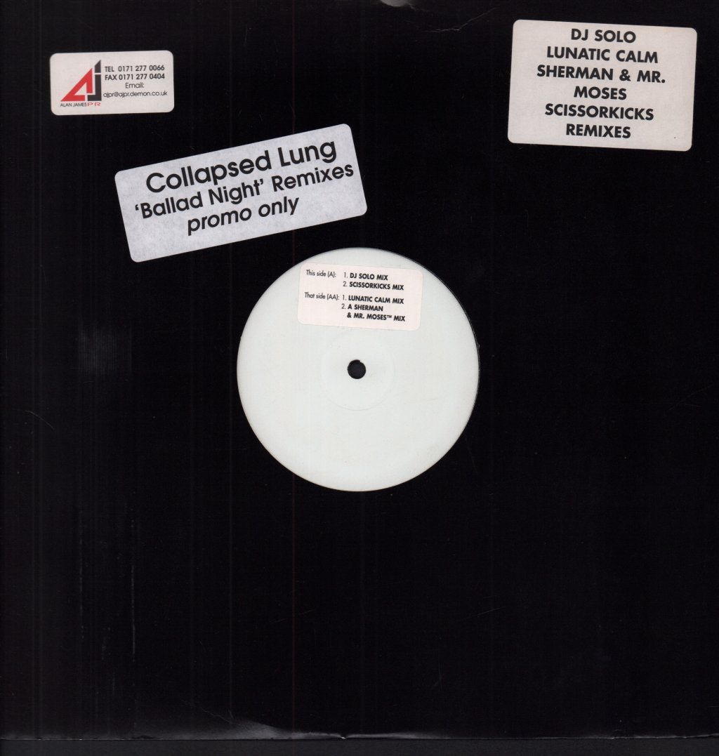 Collapsed Lung - Ballad Night - 12 Inch