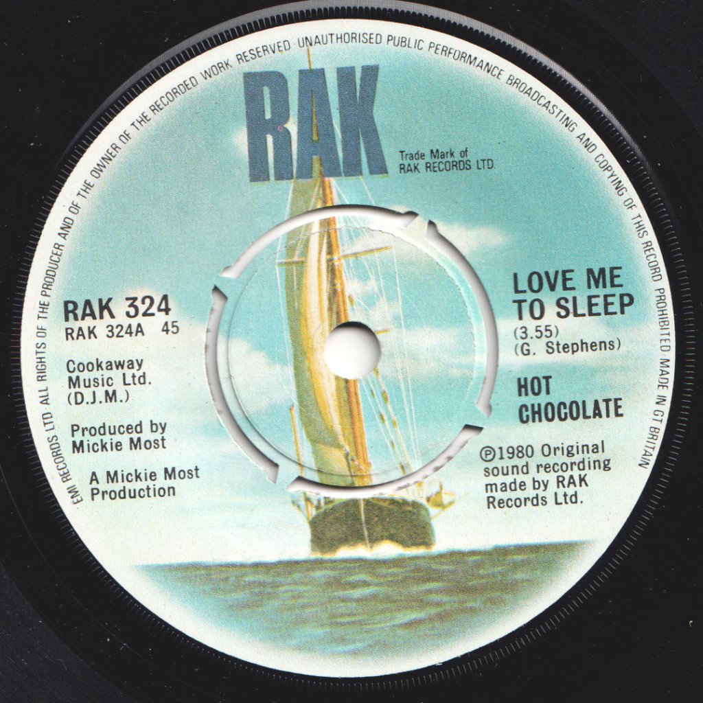 Hot Chocolate - Love Me To Sleep - 7 Inch