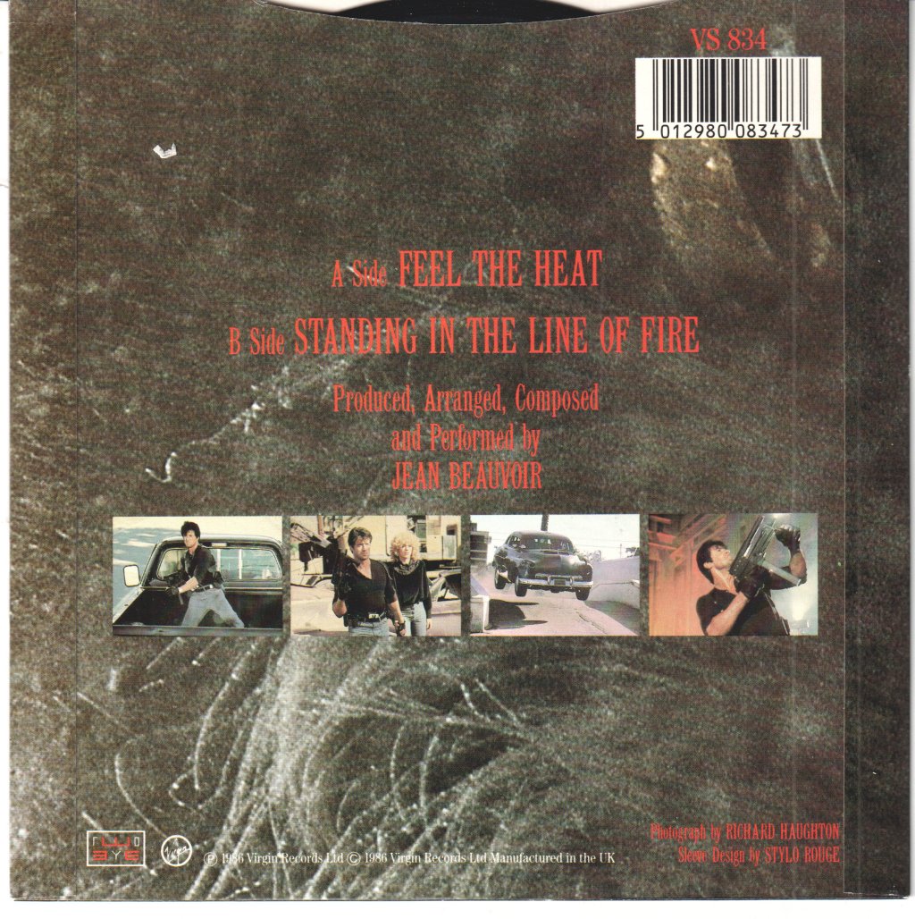 Jean Beauvoir - Feel The Heat - 7 Inch