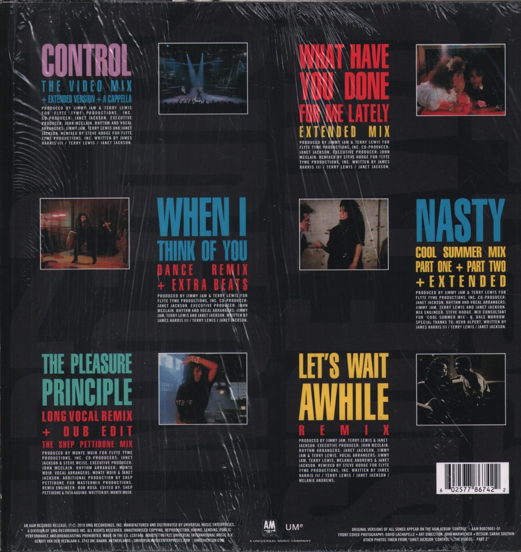 Janet Jackson - Control: The Remixes - Double Lp
