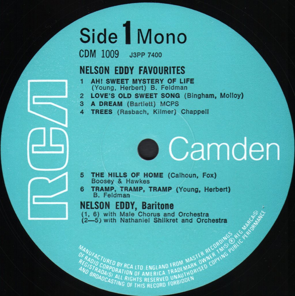 Nelson Eddy - Favourites - Lp