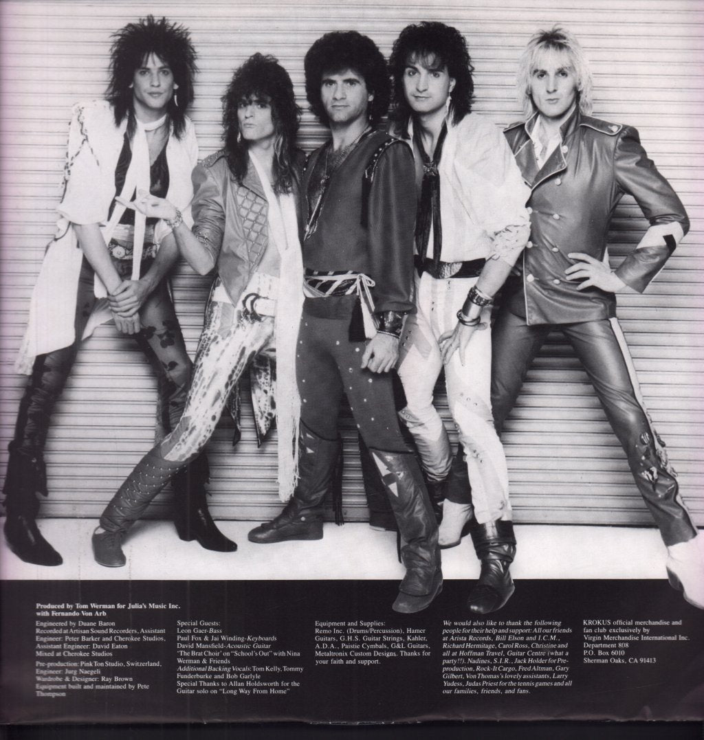Krokus - Change Of Address - Lp