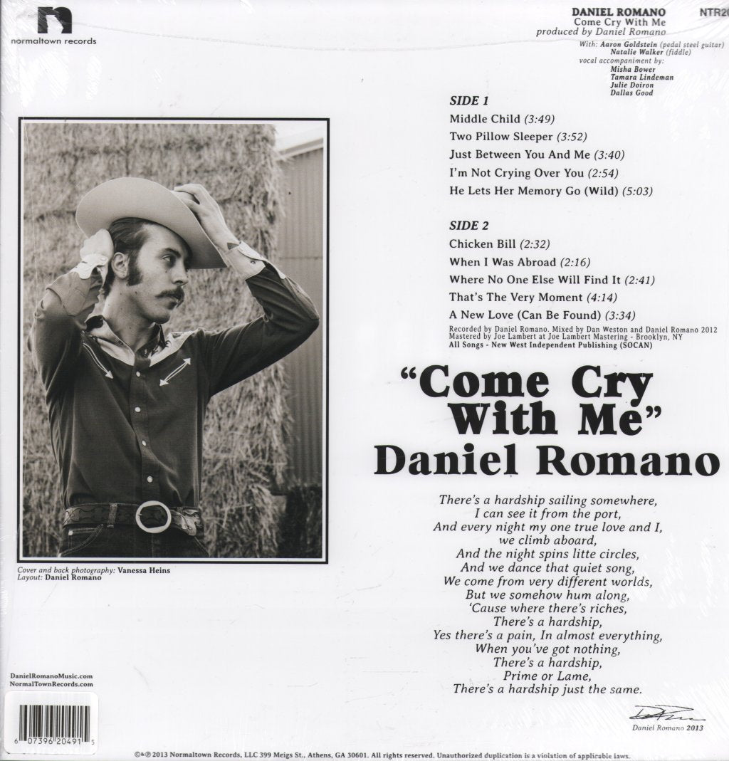 Daniel Romano - Come Cry With Me - Lp