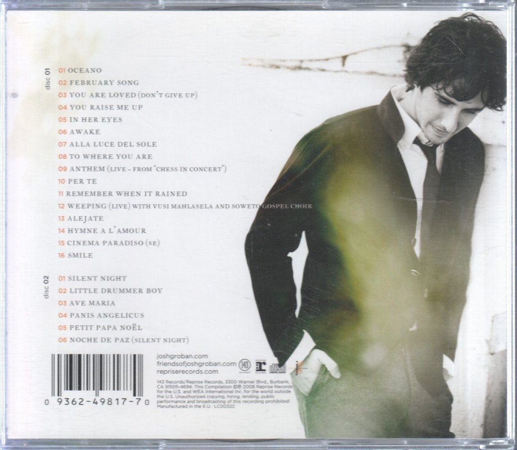 Josh Groban - A Collection - Double Cd