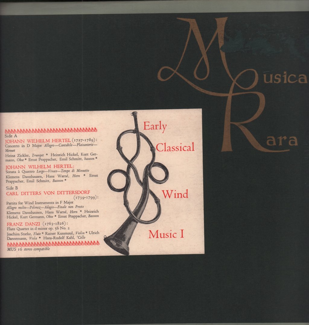 Heidelberg Wind Ensemble - Early Classical Wind Music I - Lp