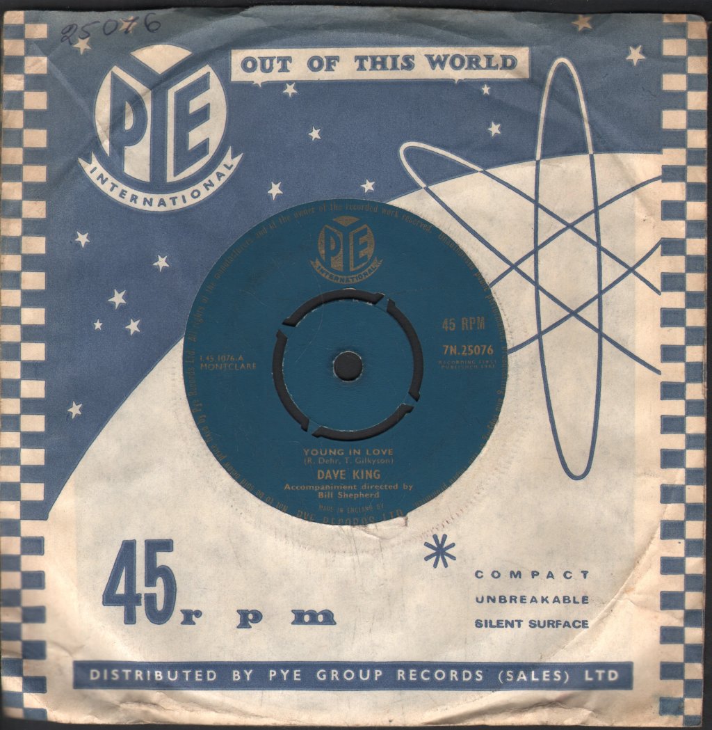 Dave King - Young In Love - 7 Inch