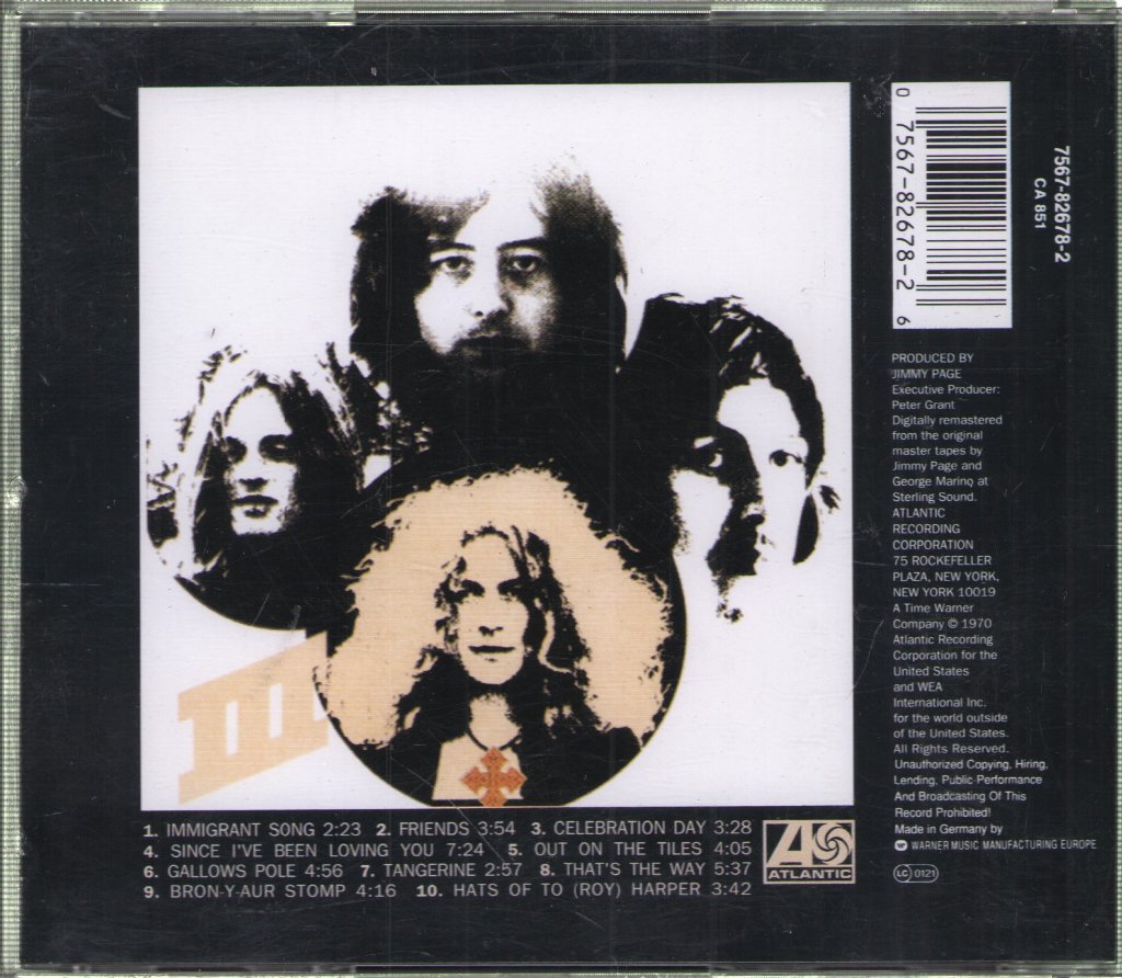 Led Zeppelin - Led Zeppelin III - Cd
