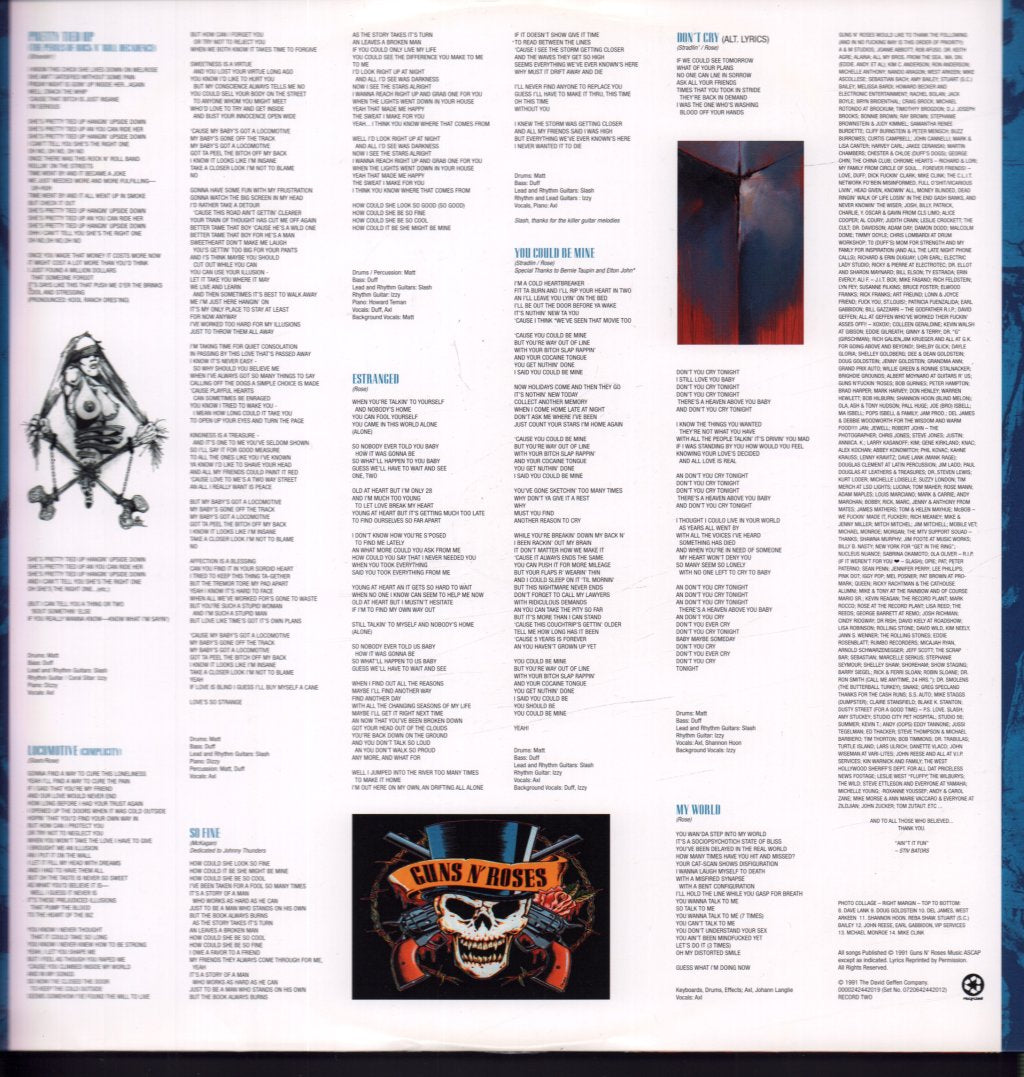 Guns N Roses - Use Your Illusion 2 - Double Lp