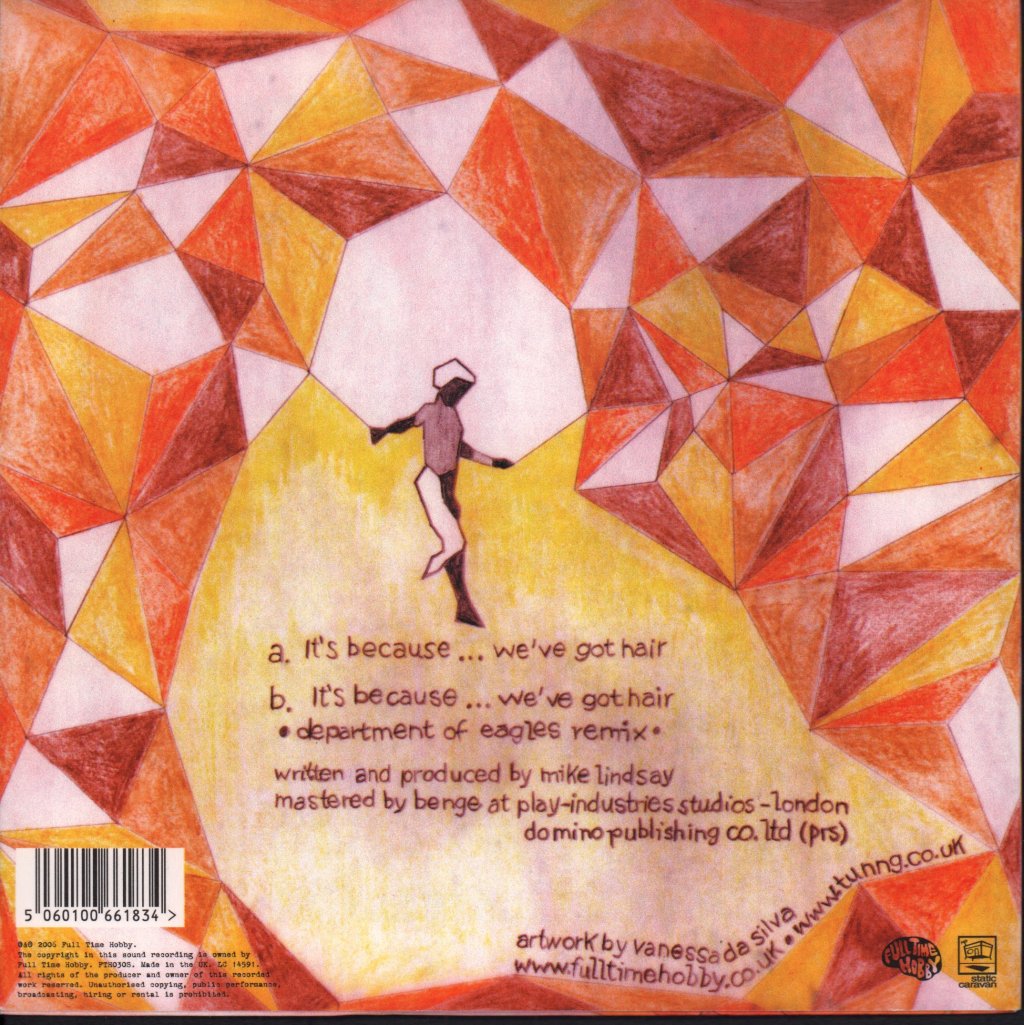 Tunng - It's Because We've Got Hair - 7 Inch