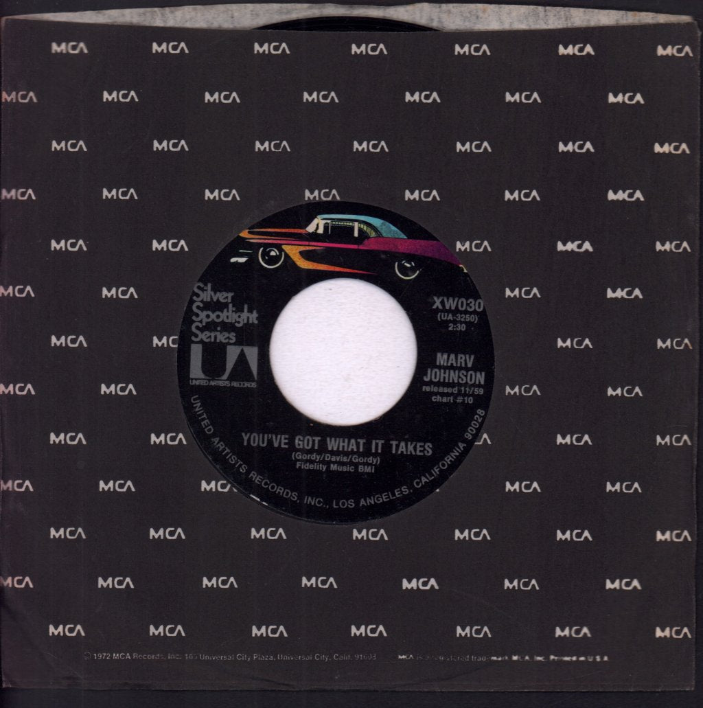 Marv Johnson - I Love The Way You Love Me - 7 Inch