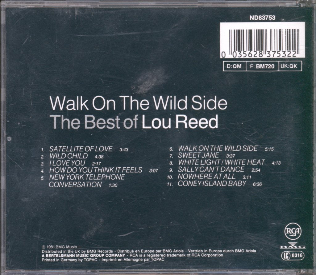 Lou Reed - Walk On The Wild Side - The Best Of Lou Reed - Cd