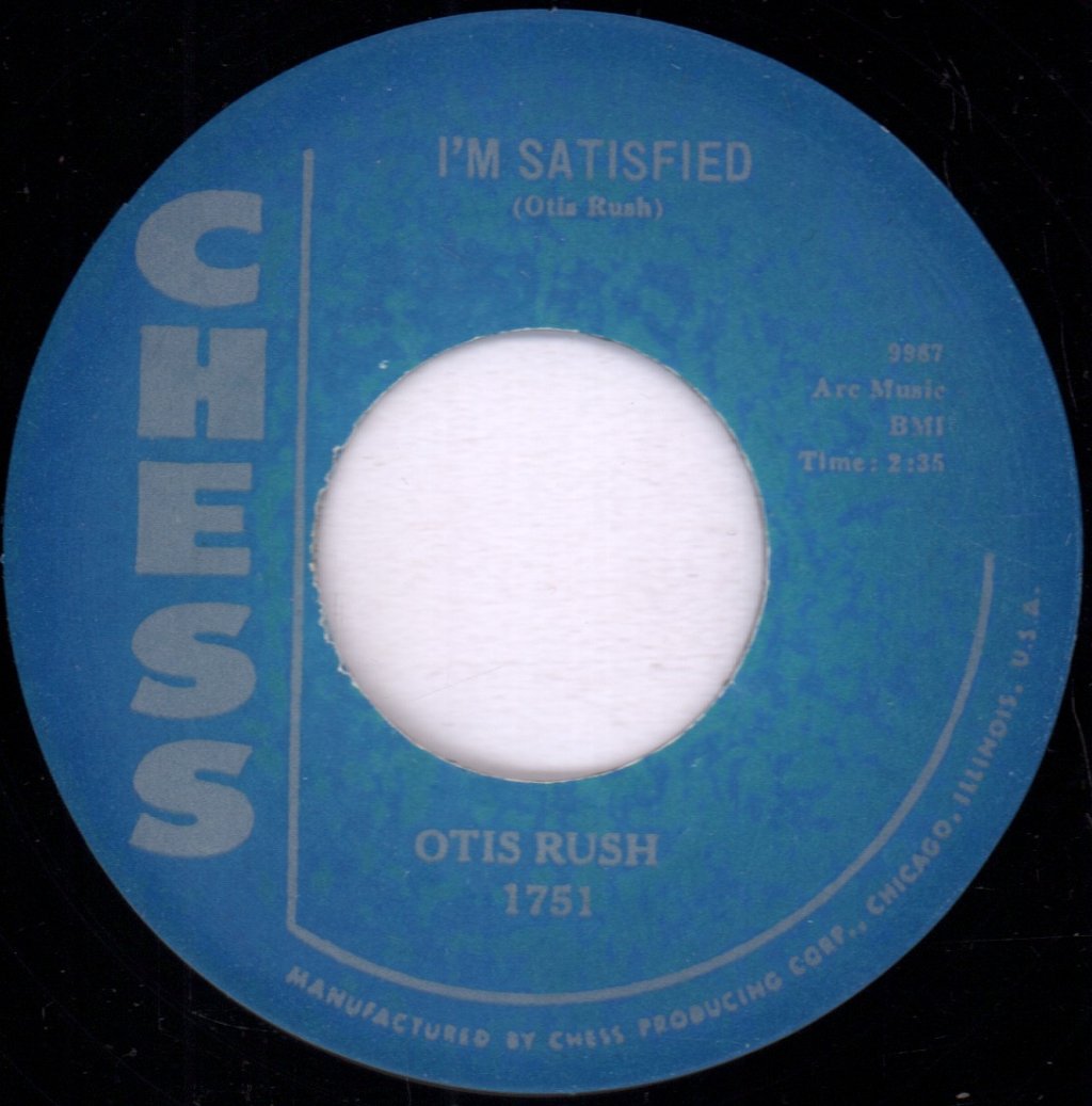 Otis Rush - So Many Road, So Many Trains / I´m Satisfied - 7 Inch