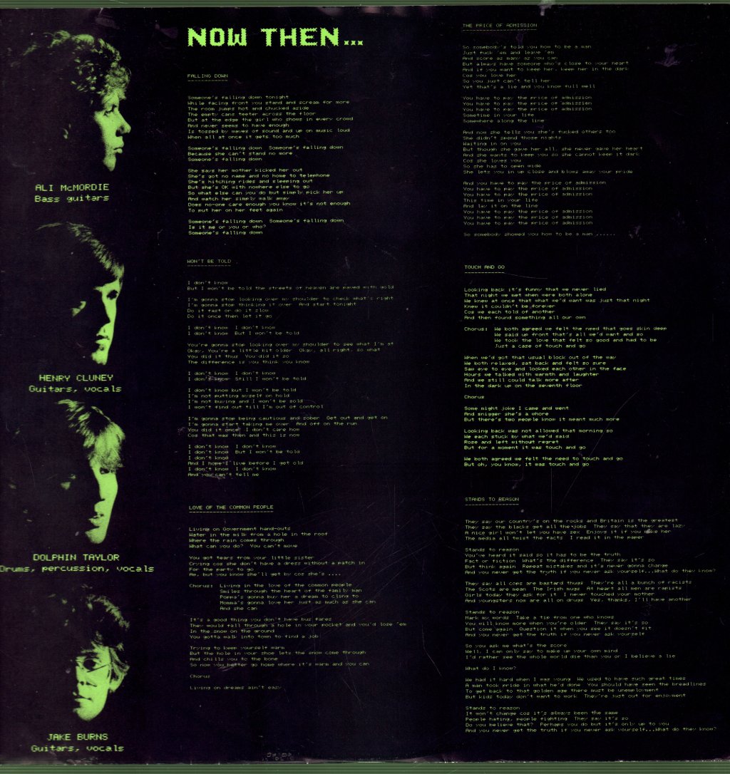 Stiff Little Fingers - Now Then - Lp