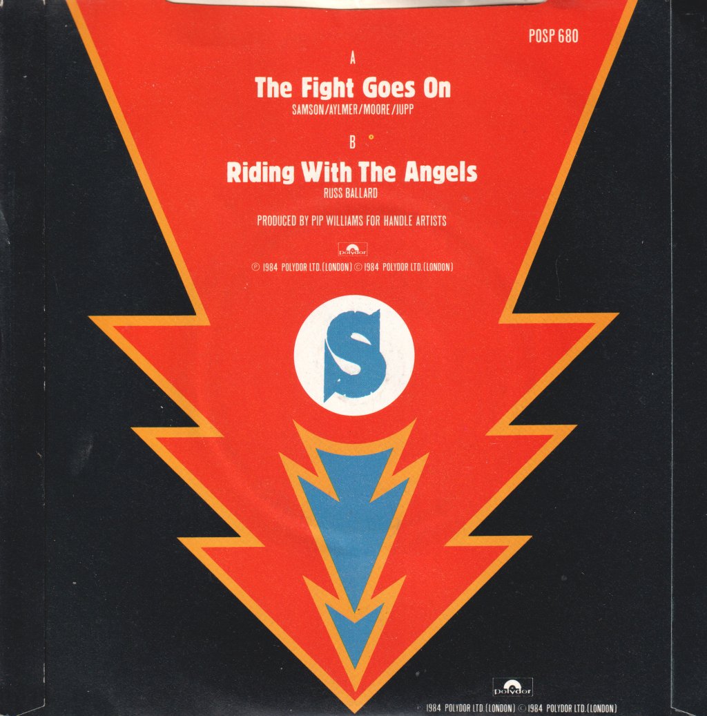 Samson (Nwobhm/Metal Group) - Fight Goes On - 7 Inch