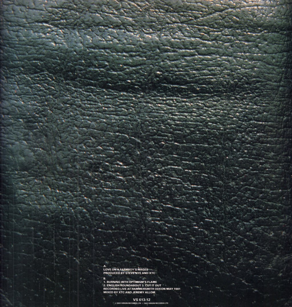 XTC - Love On A Farmboy's Wages - 12 Inch
