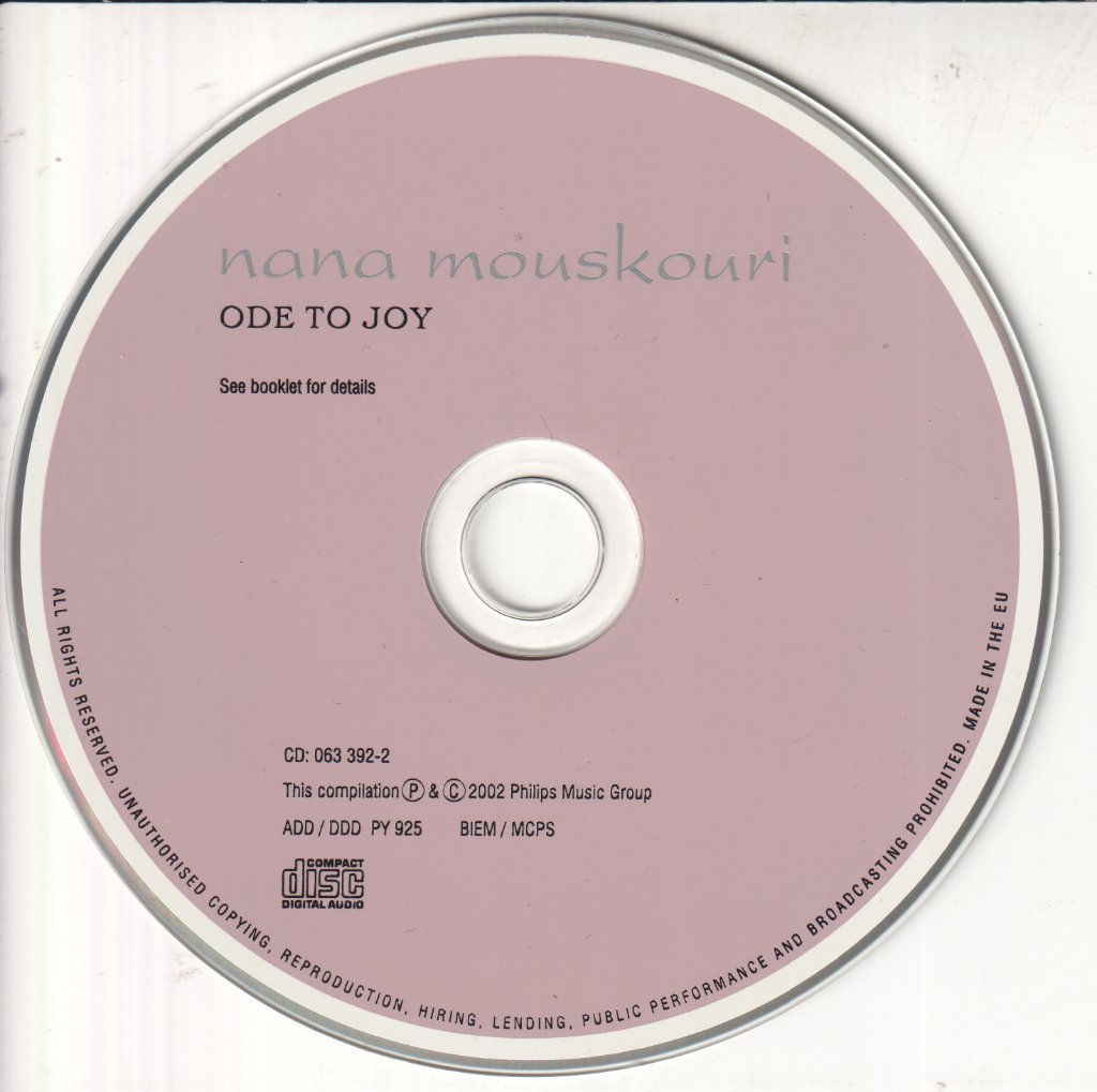 Nana Mouskouri - Ode To Joy - Cd