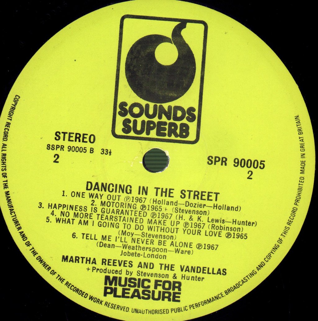 Martha Reeves And The Vandellas - Dancing In The Street - Lp
