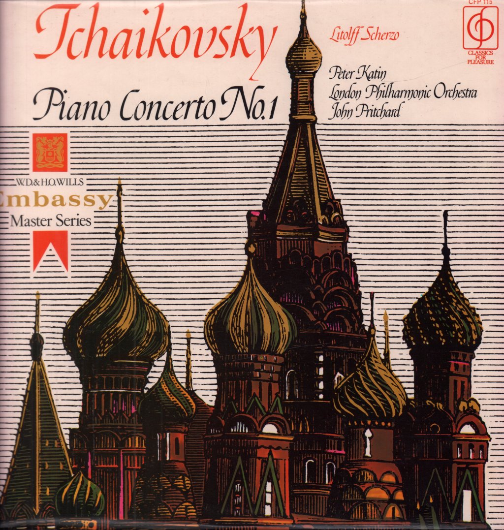 Peter Katin / John Pritchard / London Philharmonic Orchestra - Tchaikovsky Piano Concerto No.1 - Lp