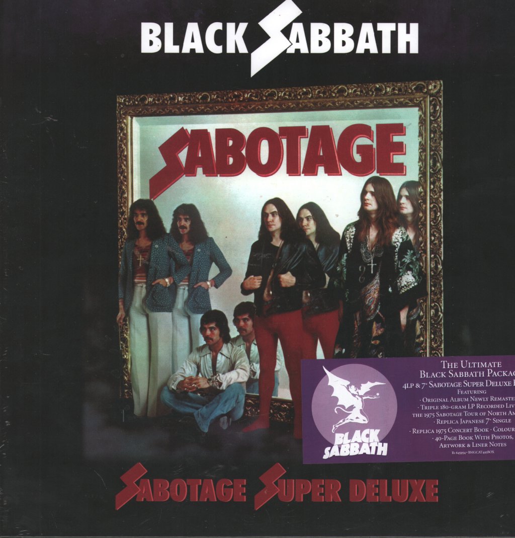 Black Sabbath - Sabotage - Lp Box Set
