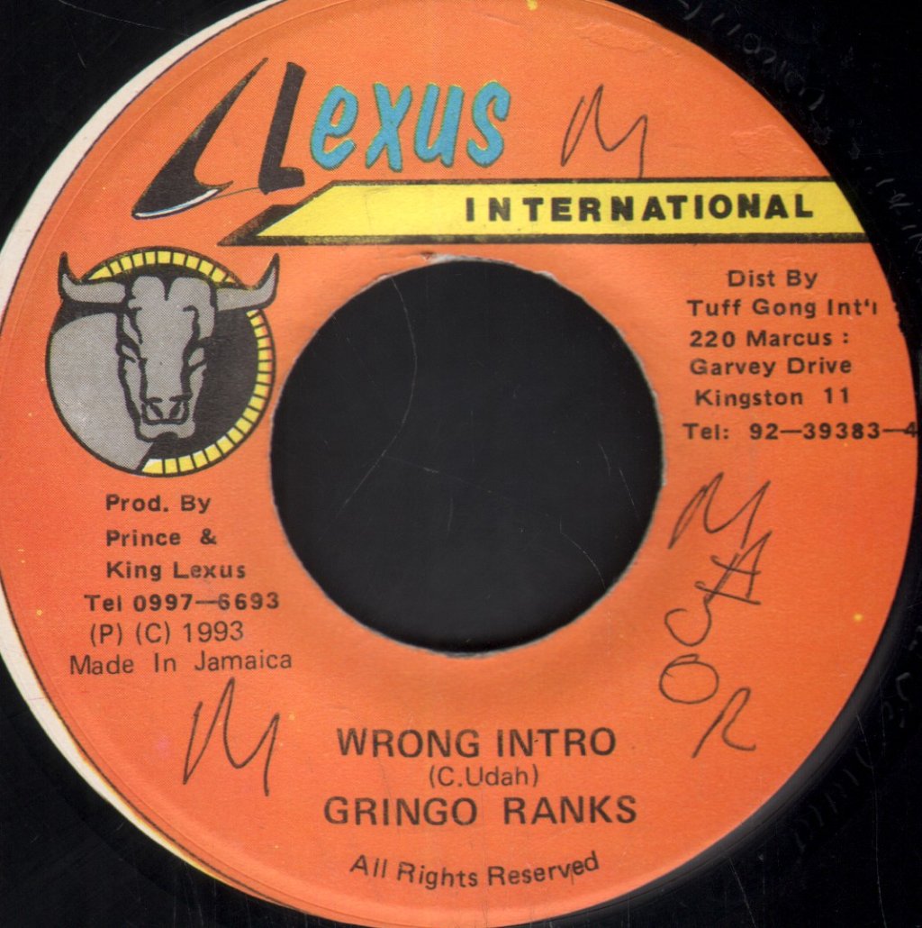Gringo Ranks - Wrong Intro - 7 Inch