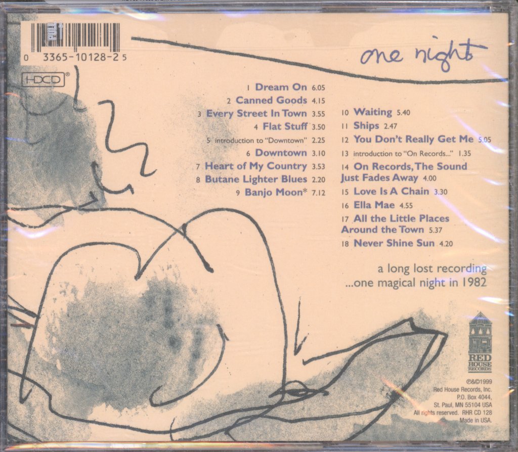 Greg Brown - One Night - Cd