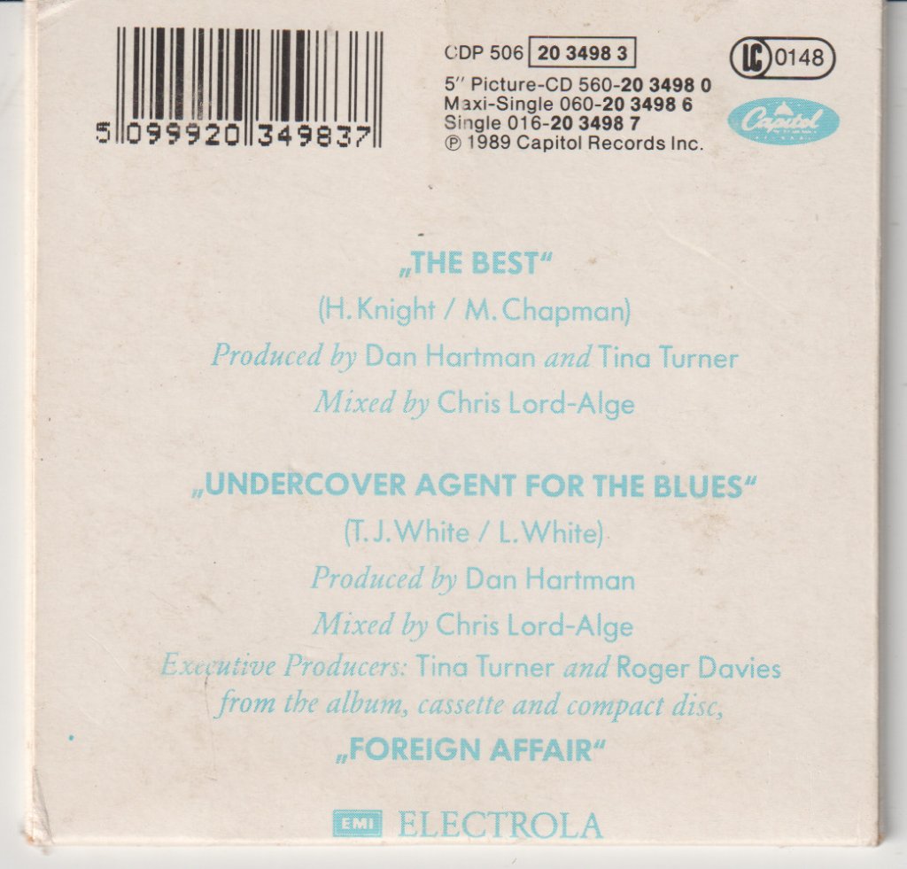 Tina Turner - Best - Cd