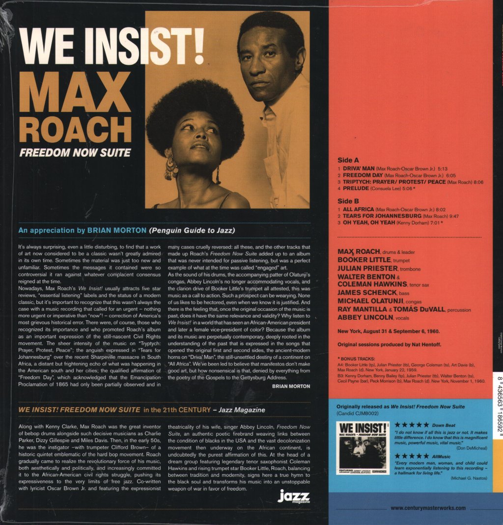 Max Roach - We Insist! Freedom Now Suite - Lp